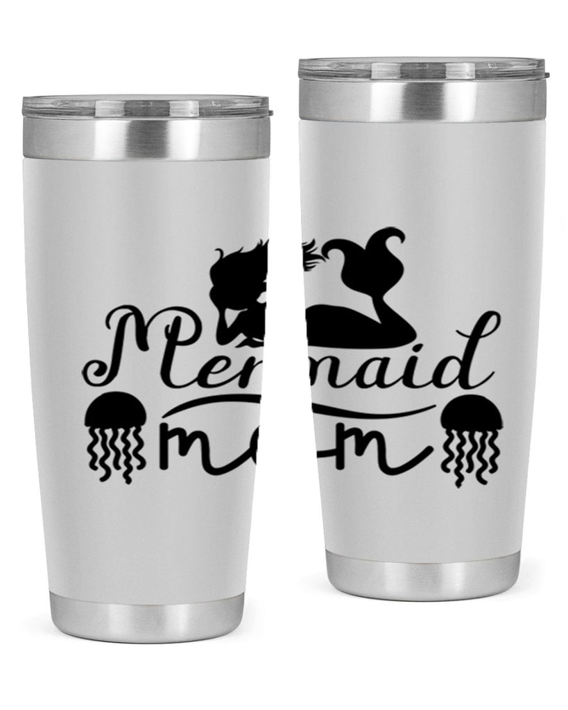 Mermaid Mom 373#- mermaid- Tumbler