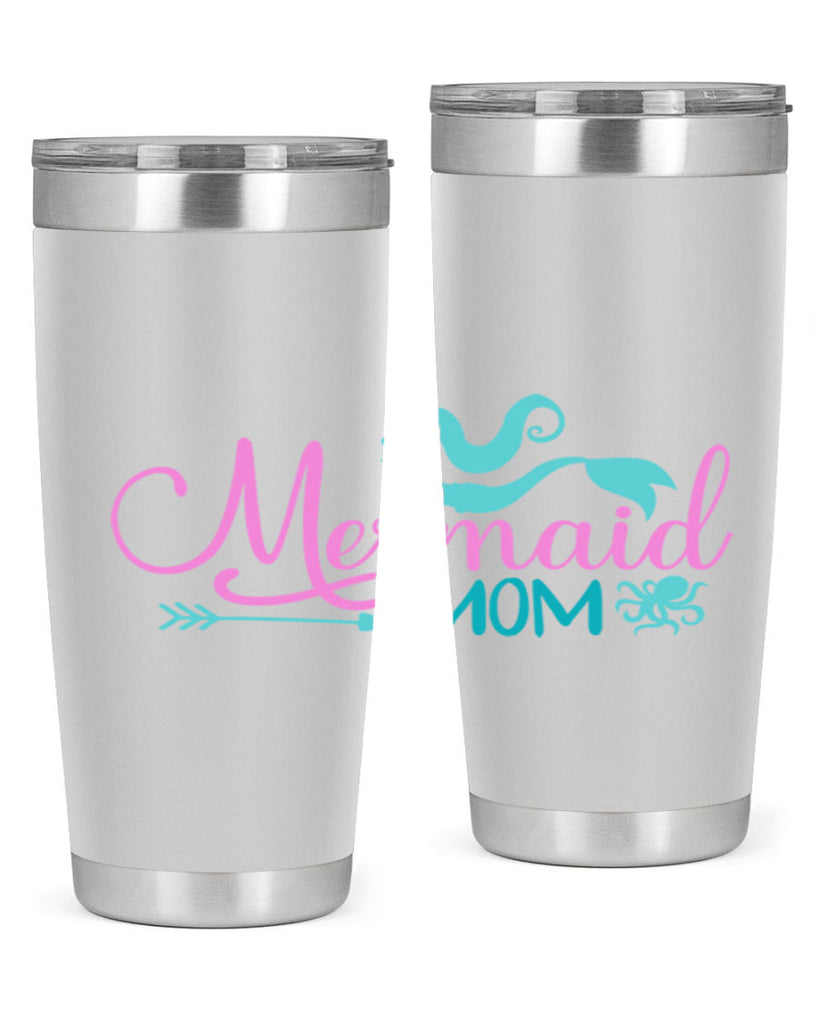 Mermaid Mom 374#- mermaid- Tumbler