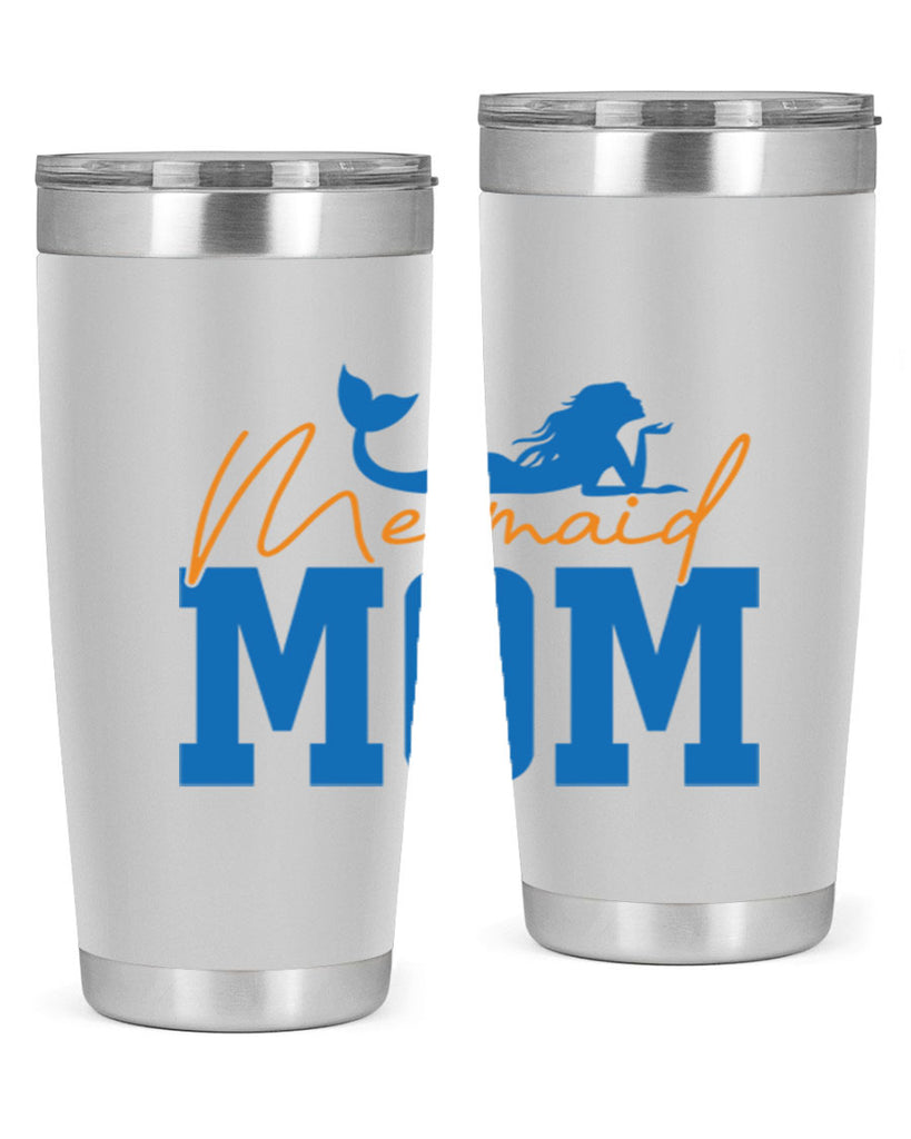 Mermaid Mom 375#- mermaid- Tumbler