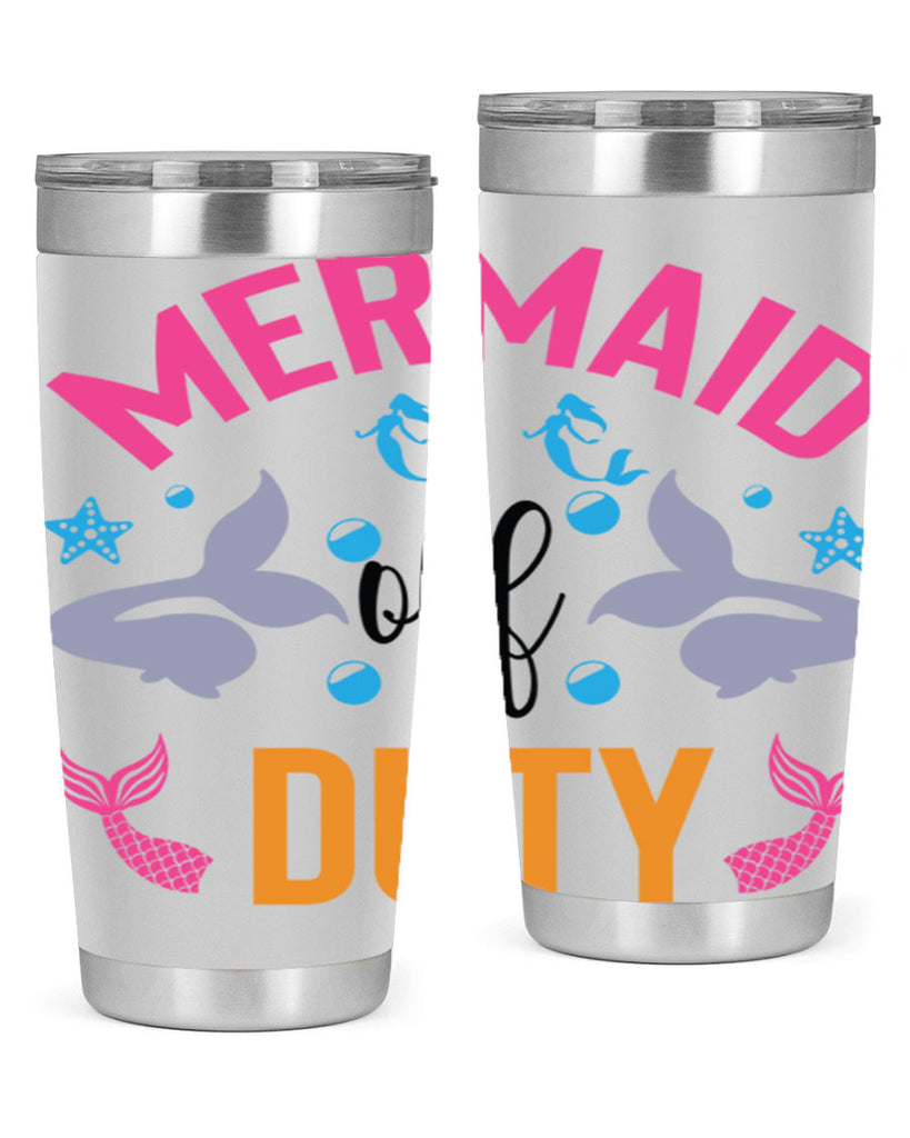 Mermaid Off Duty Design 438#- mermaid- Tumbler