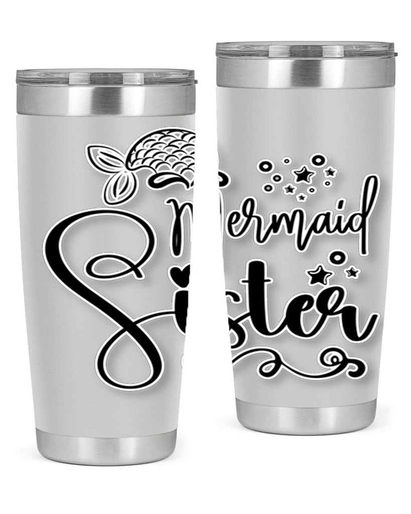 Mermaid Sister 441#- mermaid- Tumbler