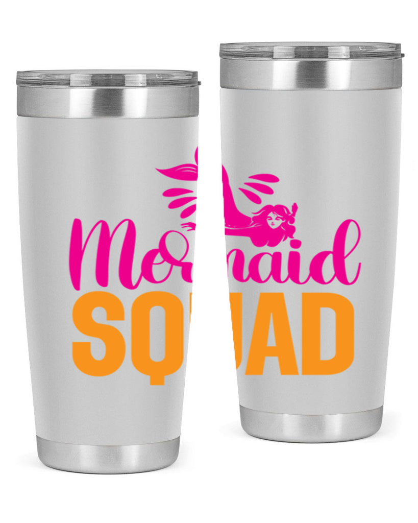 Mermaid Squad 381#- mermaid- Tumbler