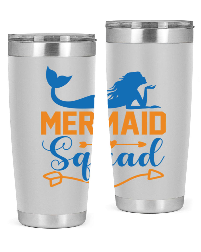 Mermaid Squad 385#- mermaid- Tumbler