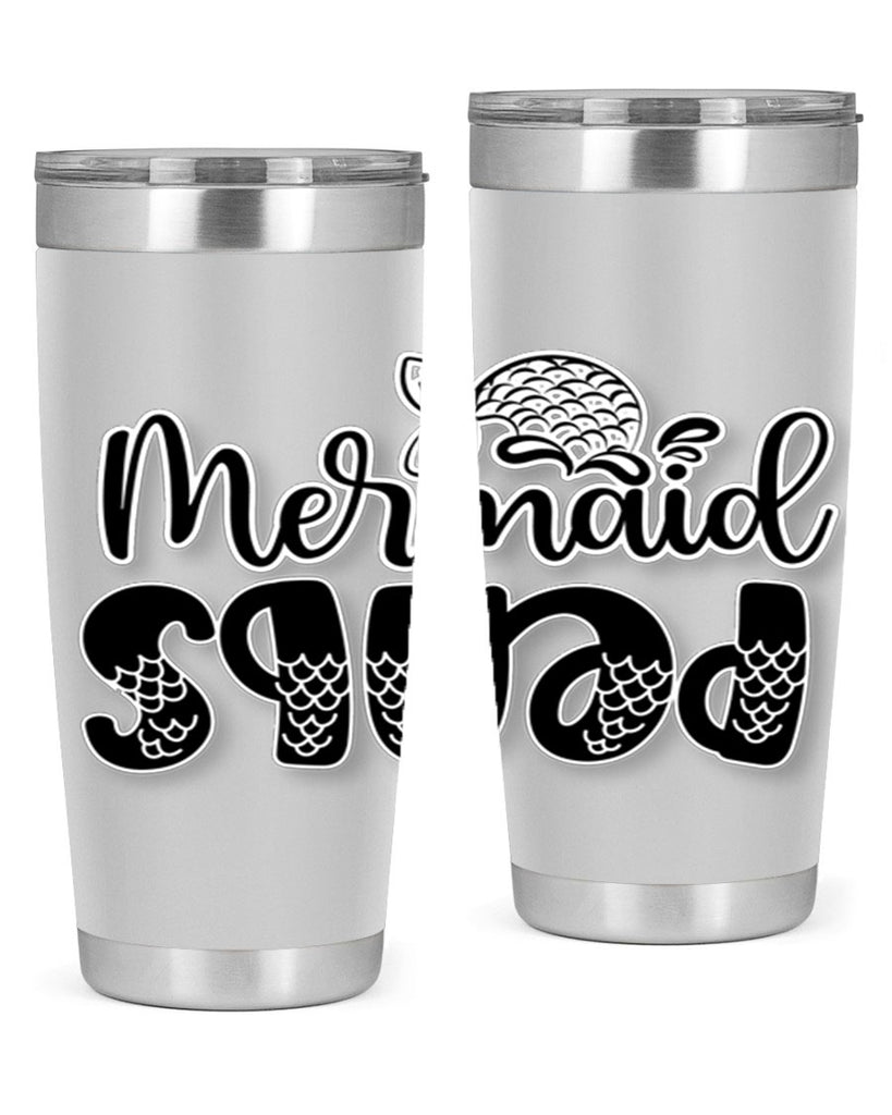 Mermaid Squad 444#- mermaid- Tumbler