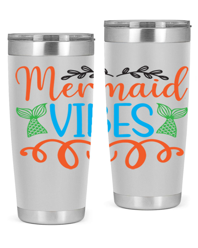 Mermaid Vibes 458#- mermaid- Tumbler