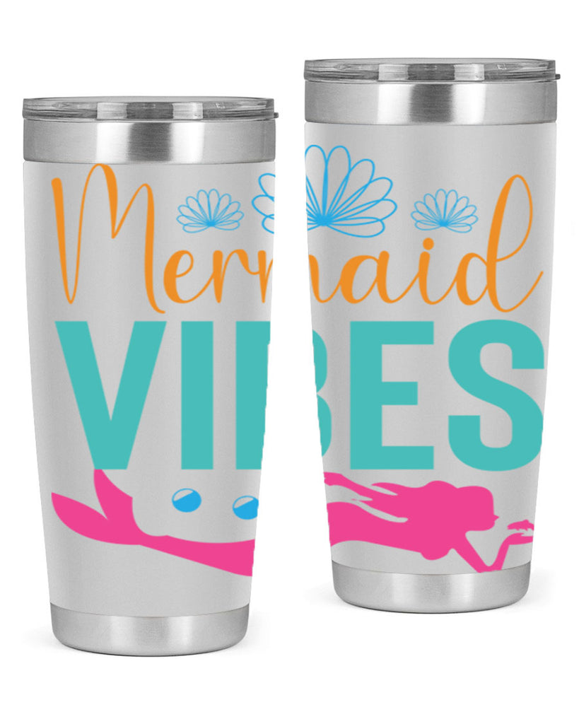 Mermaid Vibes Design 465#- mermaid- Tumbler