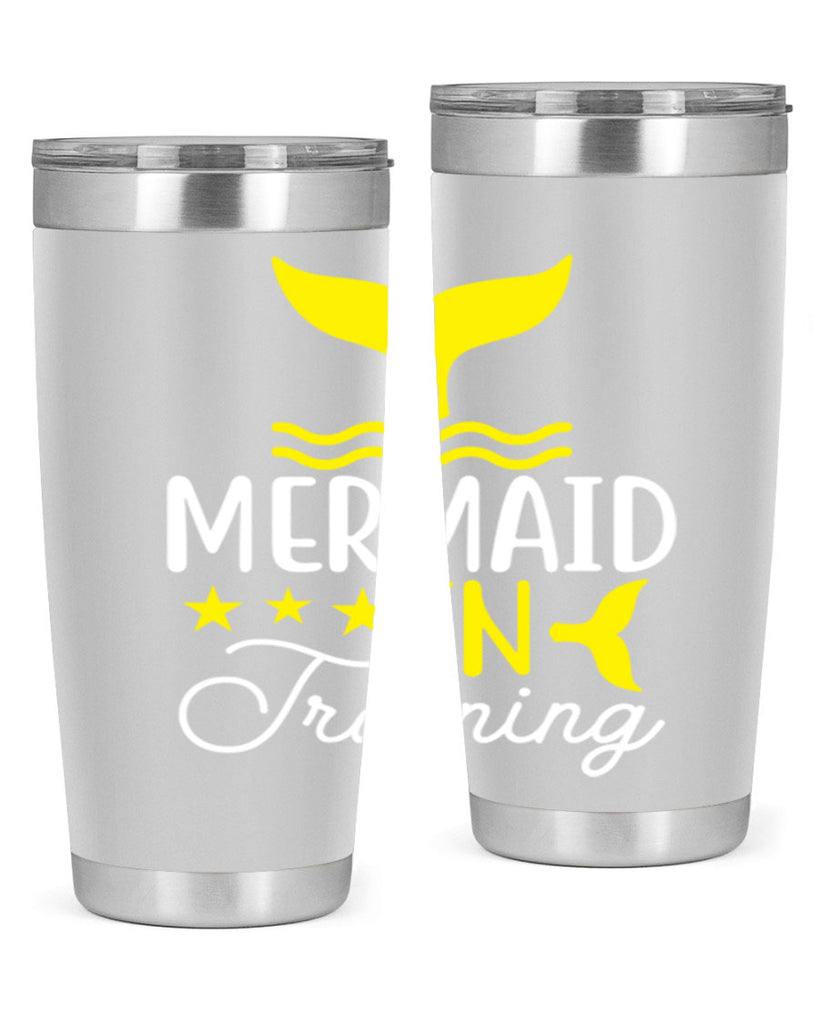 Mermaid in Training 361#- mermaid- Tumbler