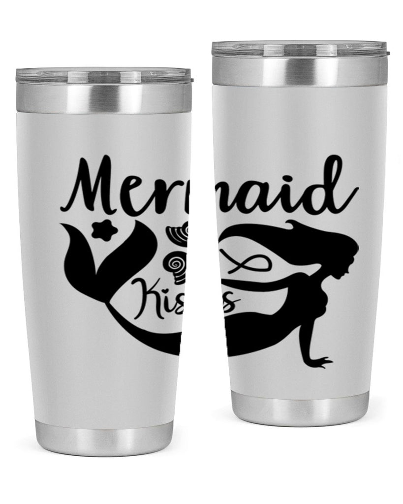 Mermaid kisses design 428#- mermaid- Tumbler