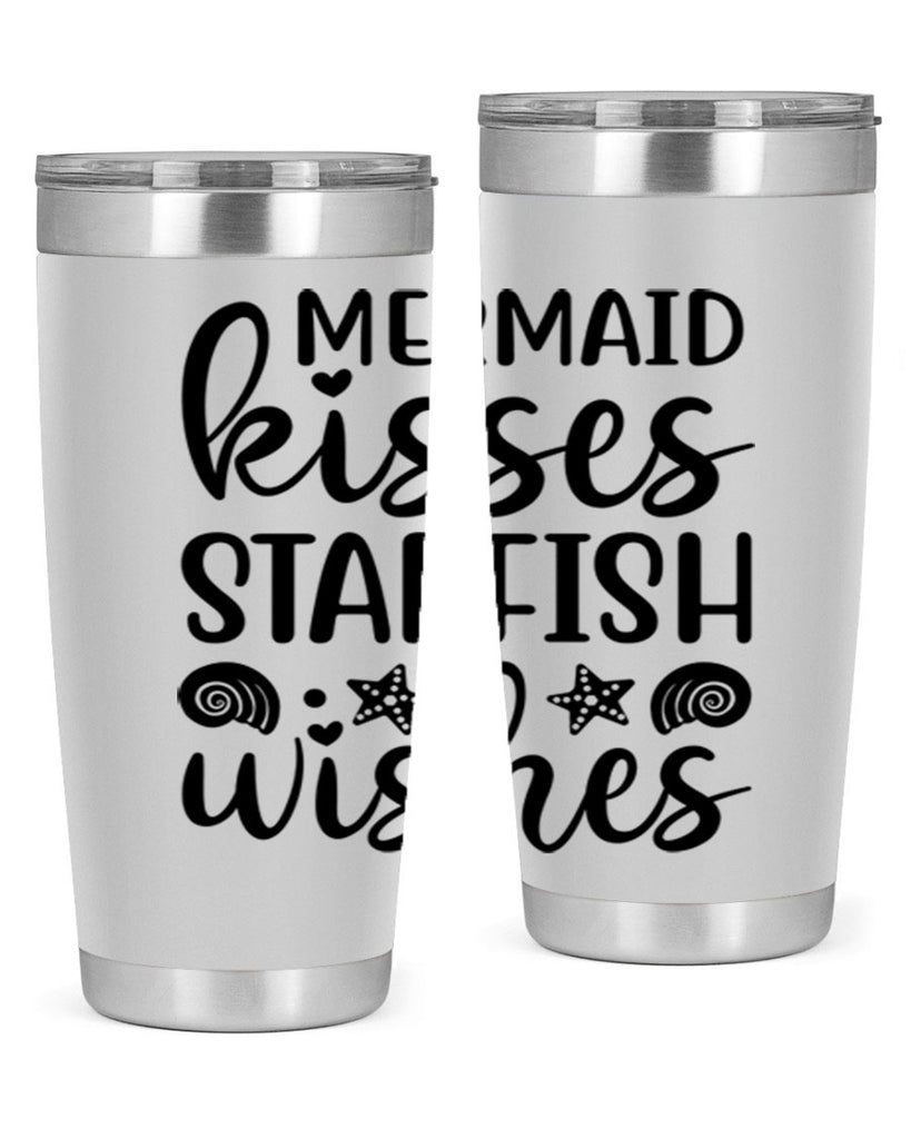 Mermaid kisses starfish wishes 426#- mermaid- Tumbler