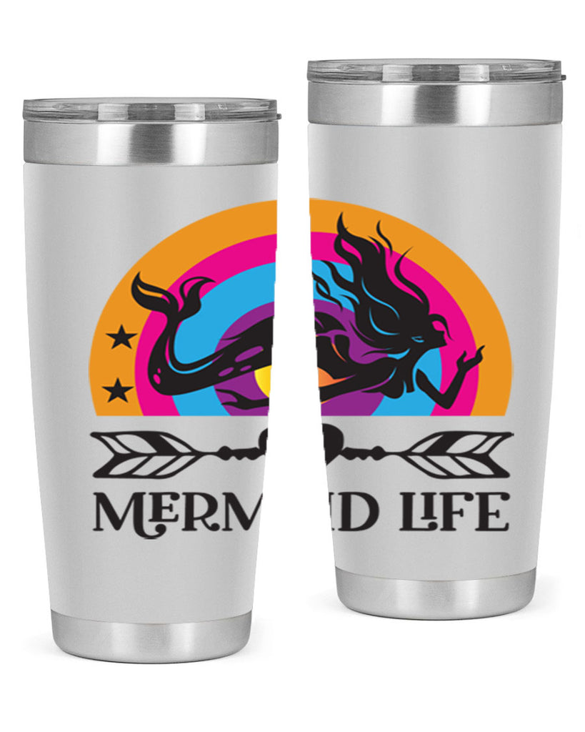 Mermaid life 431#- mermaid- Tumbler