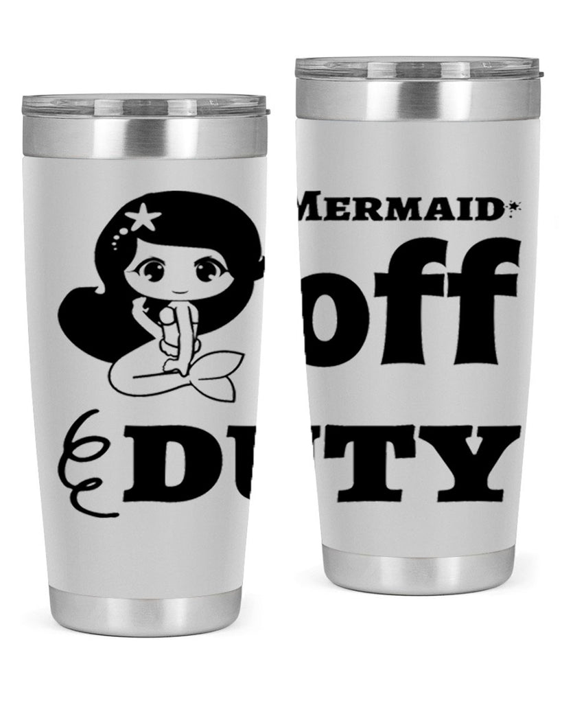 Mermaid off duty 434#- mermaid- Tumbler