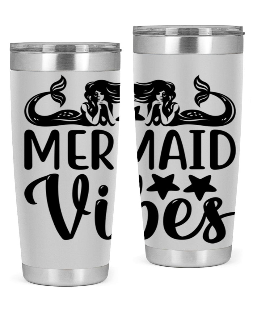 Mermaid vibes 462#- mermaid- Tumbler