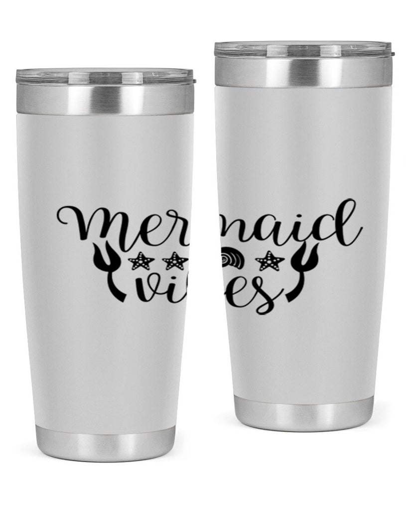 Mermaid vibes design 466#- mermaid- Tumbler