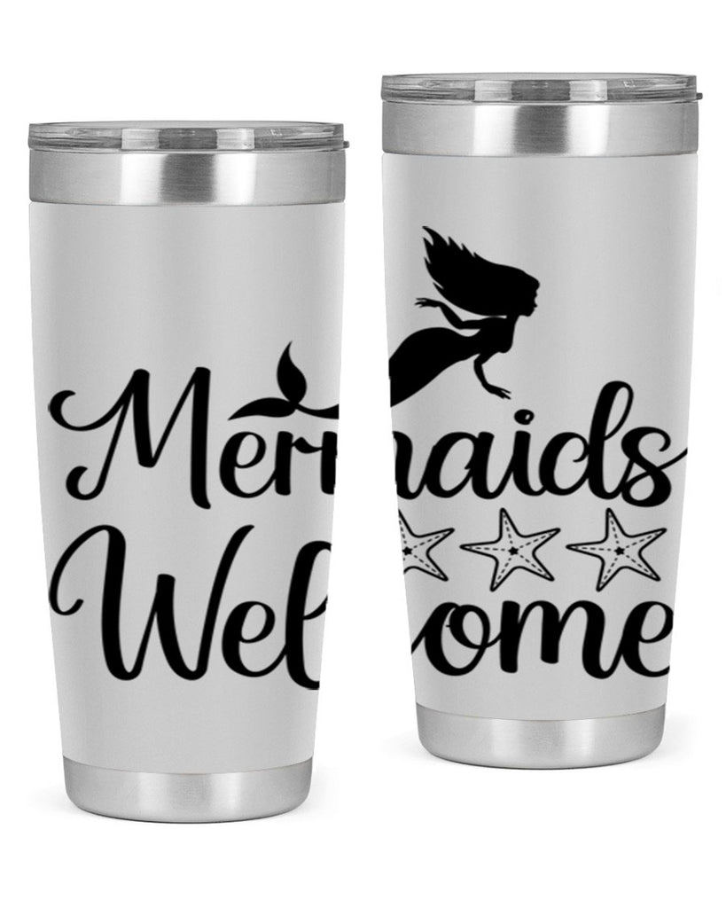 Mermaids welcome 498#- mermaid- Tumbler