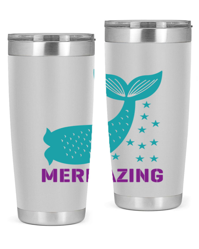 Mermazing 502#- mermaid- Tumbler