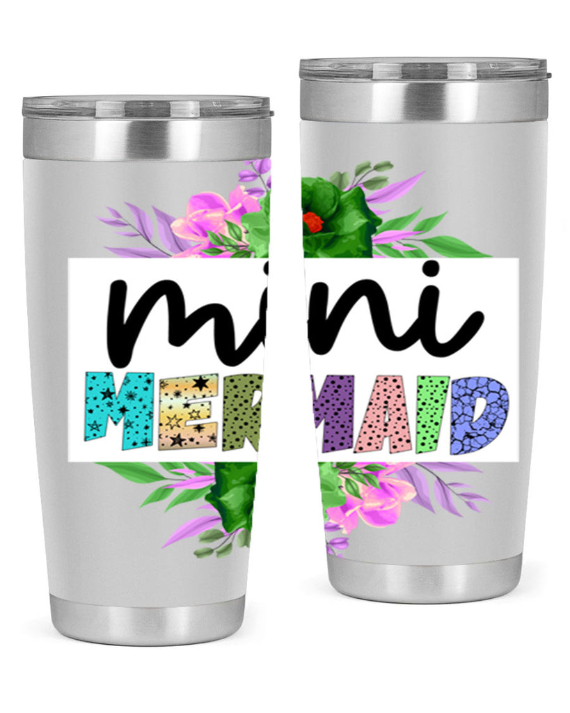 Mini Mermaid 505#- mermaid- Tumbler