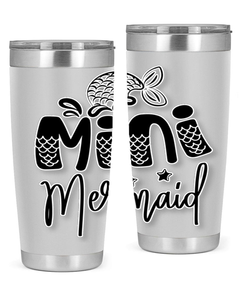 Mini Mermaid 508#- mermaid- Tumbler