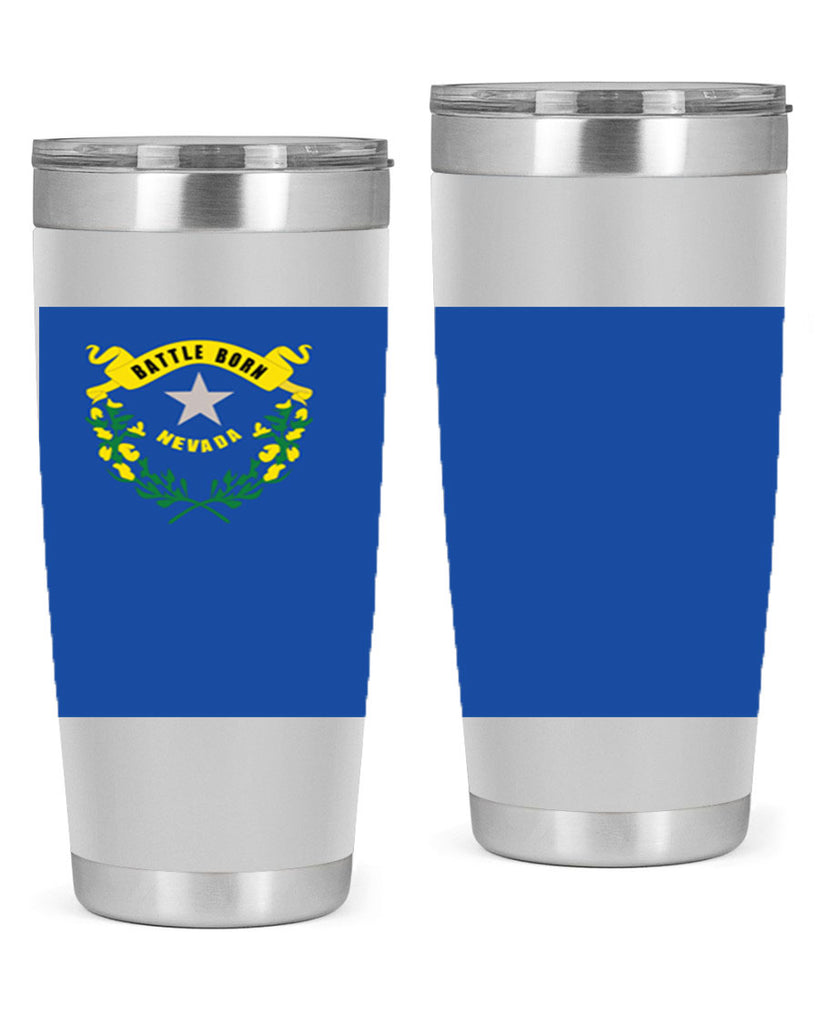 Nevada 24#- Us Flags- Tumbler