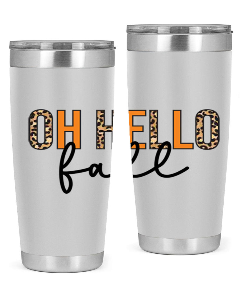 Oh hello fall 451#- fall- Tumbler