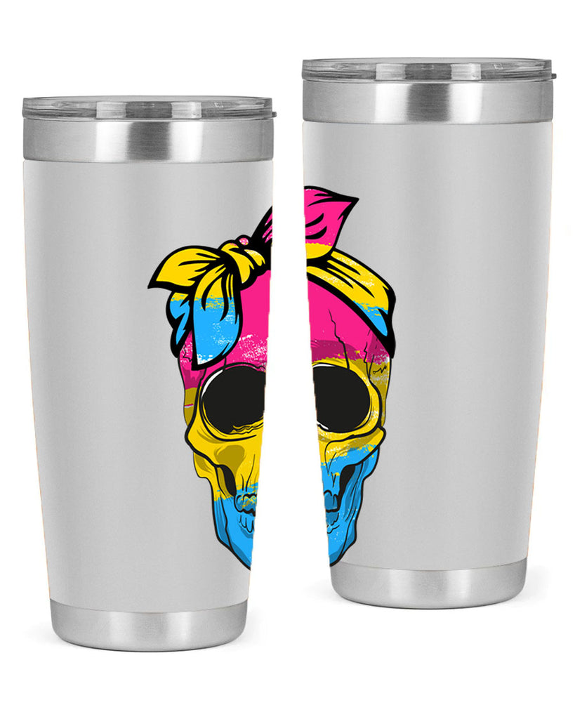 Pansexual Lgbtq Skull Gay Pride Png 30#- lgbt- Tumbler