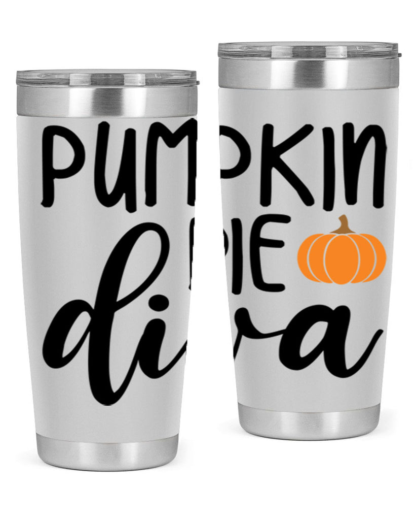 Pumpkin Pie Diva 532#- fall- Tumbler