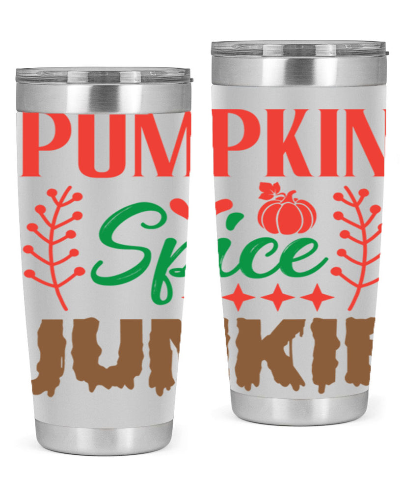 Pumpkin Spice Junkie 547#- fall- Tumbler