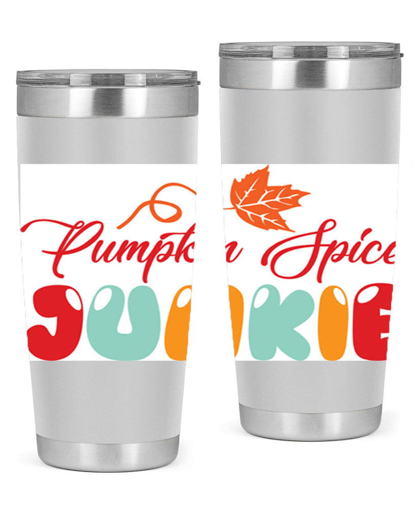 PumpkinSpiceJunkiedesign 569#- fall- Tumbler