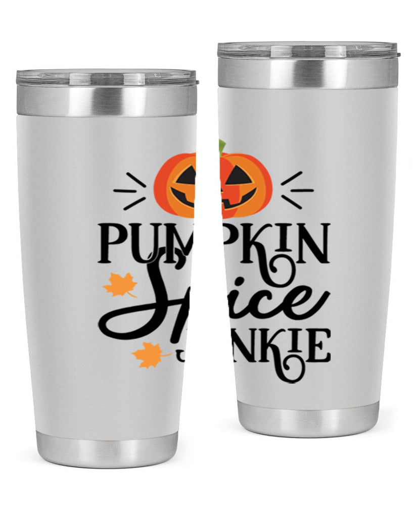 Pumpkinspicejunkie 568#- fall- Tumbler