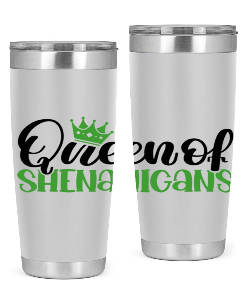 Queen Of Shenanigans Style 36#- St Patricks Day- Tumbler