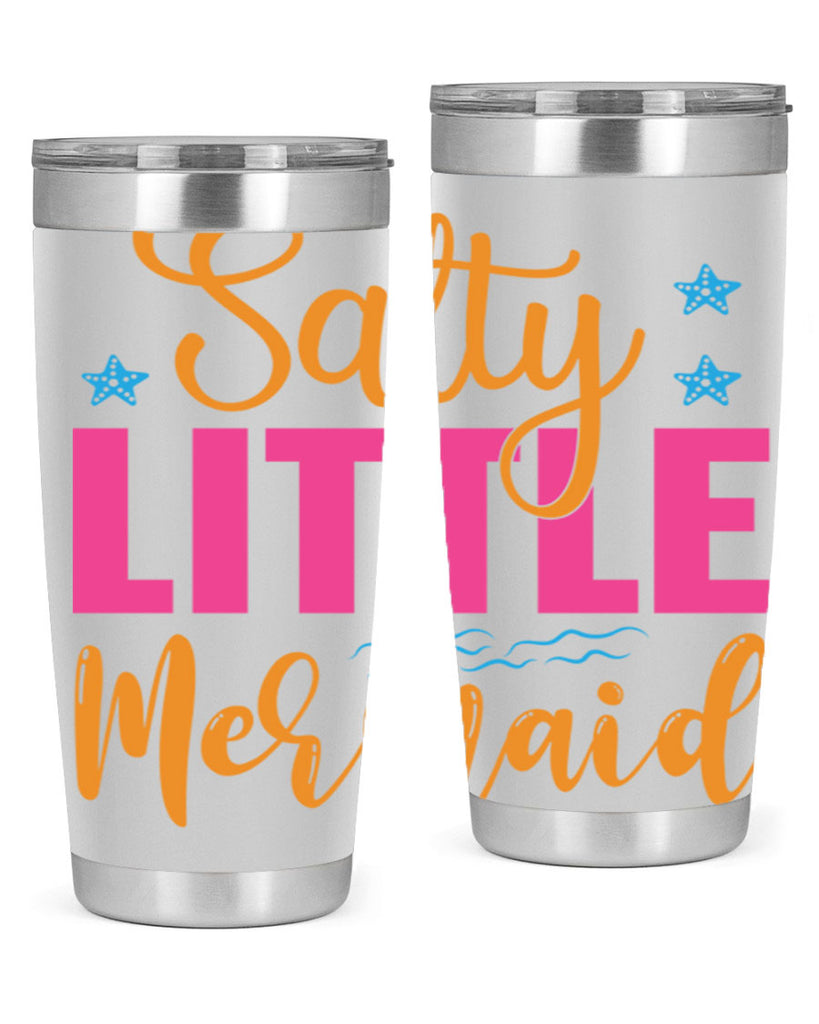 Salty Little Mermaid Design 574#- mermaid- Tumbler