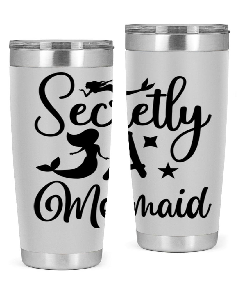 Secretly a mermaid 580#- mermaid- Tumbler