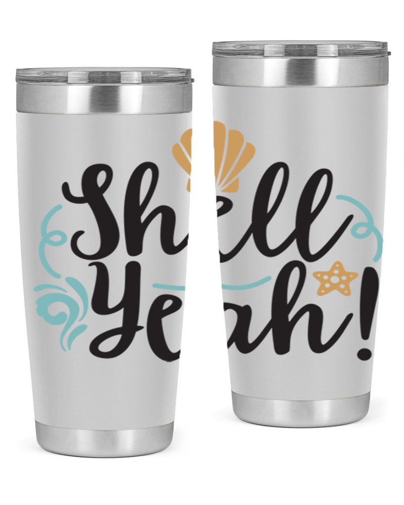 Shell Yeah 592#- mermaid- Tumbler