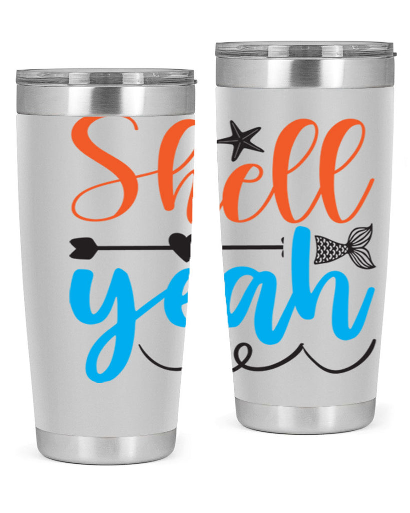 Shell Yeah 594#- mermaid- Tumbler