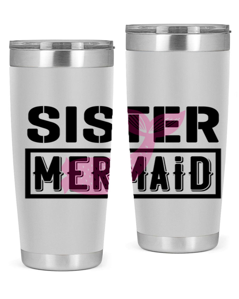 Sister mermaid 600#- mermaid- Tumbler