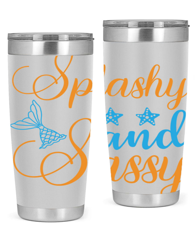 Splashy and Sassy Design 625#- mermaid- Tumbler