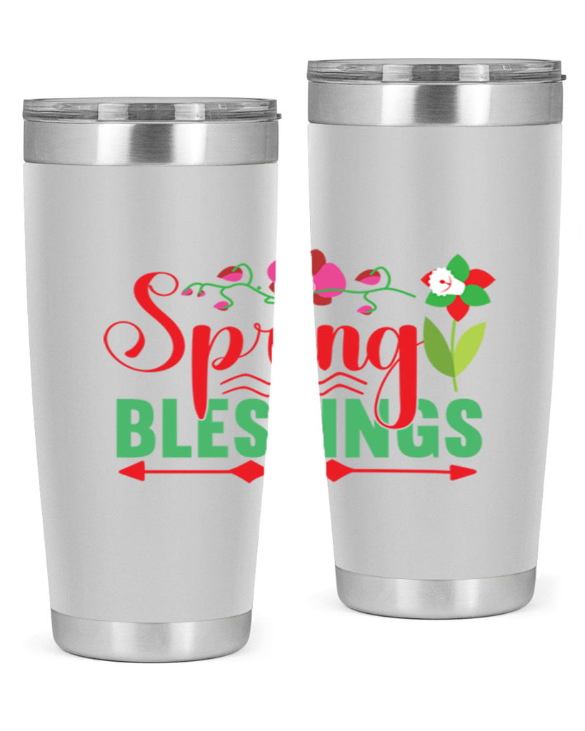 Spring Blessings 418#- spring- Tumbler