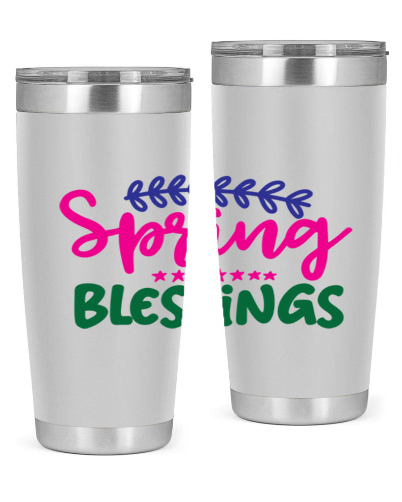 Spring Blessings 419#- spring- Tumbler