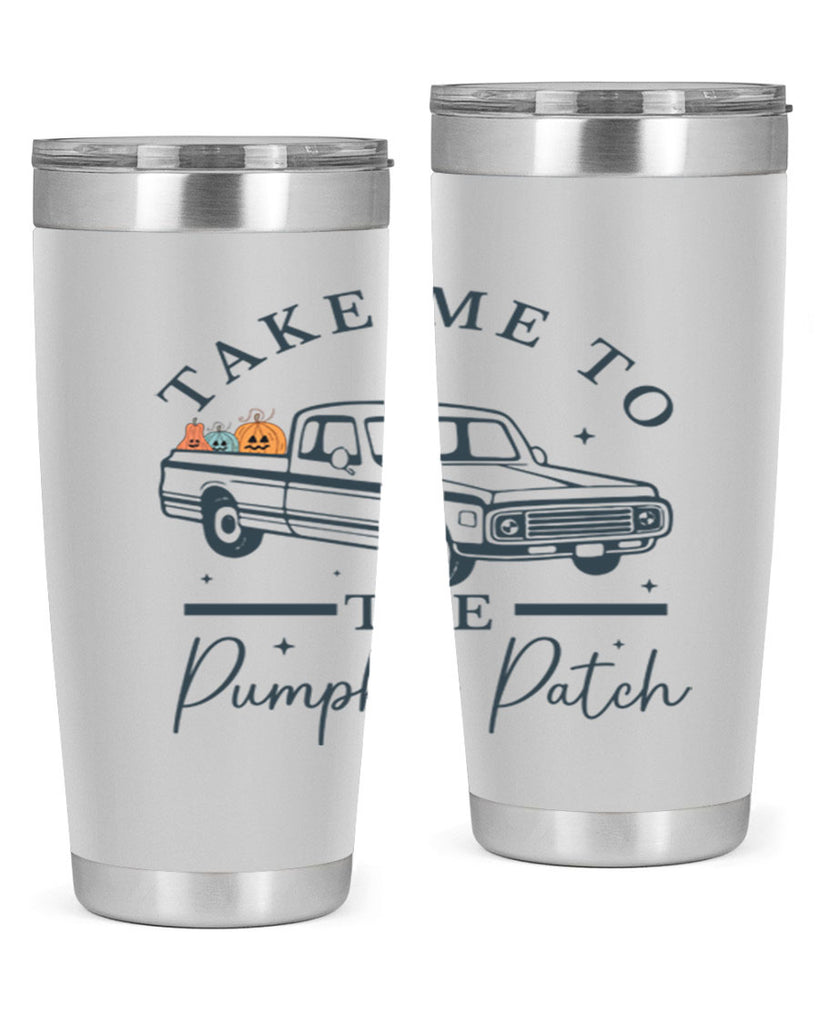 Take Me To The Pumpkin Patch 593#- fall- Tumbler