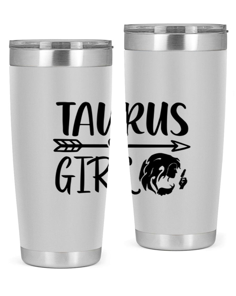 Taurus girl 498#- zodiac- Tumbler