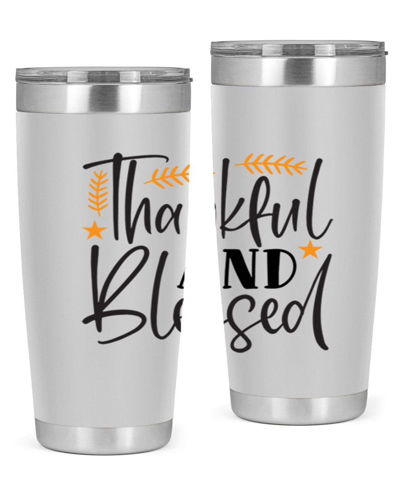 Thankfulandblessed 608#- fall- Tumbler