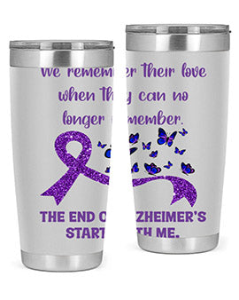 The End Of AlzheimerS Start With Me 217#- alzheimers- Cotton Tank