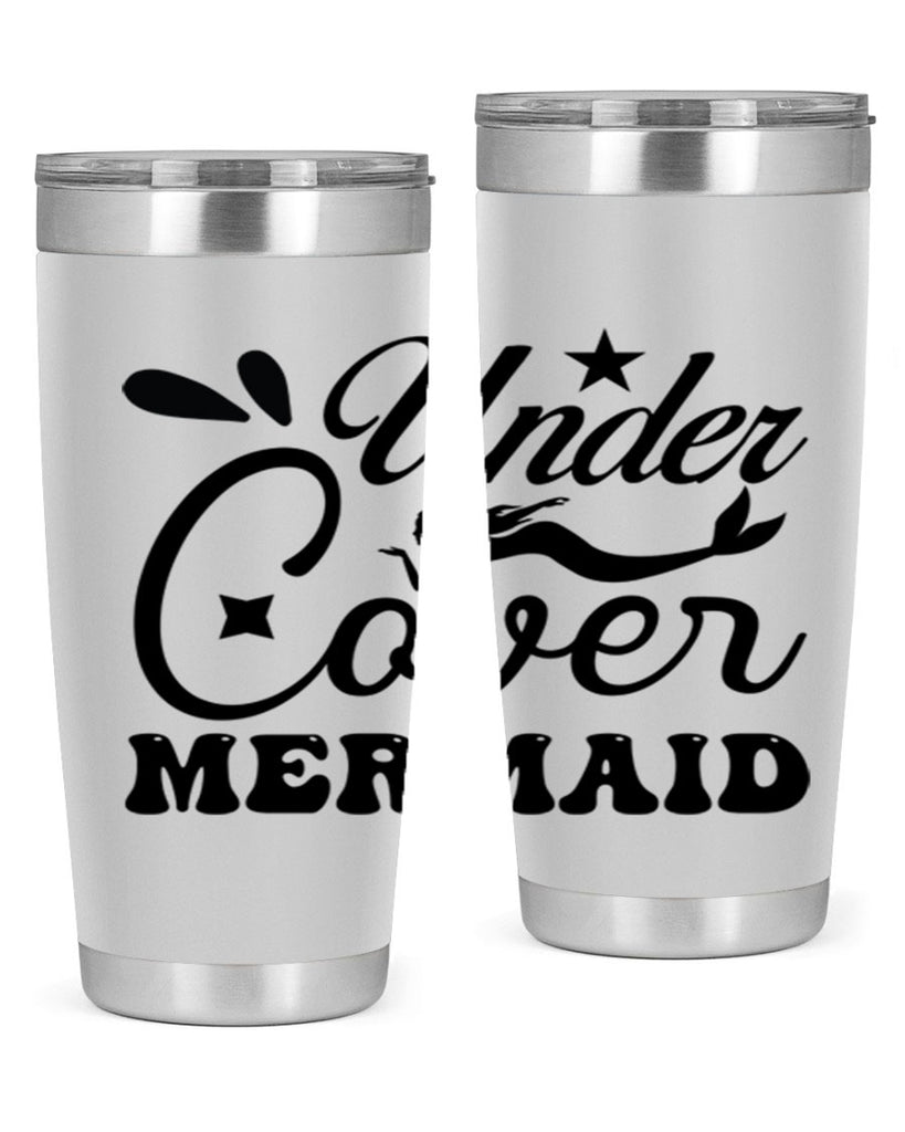 Under cover mermaid 646#- mermaid- Tumbler