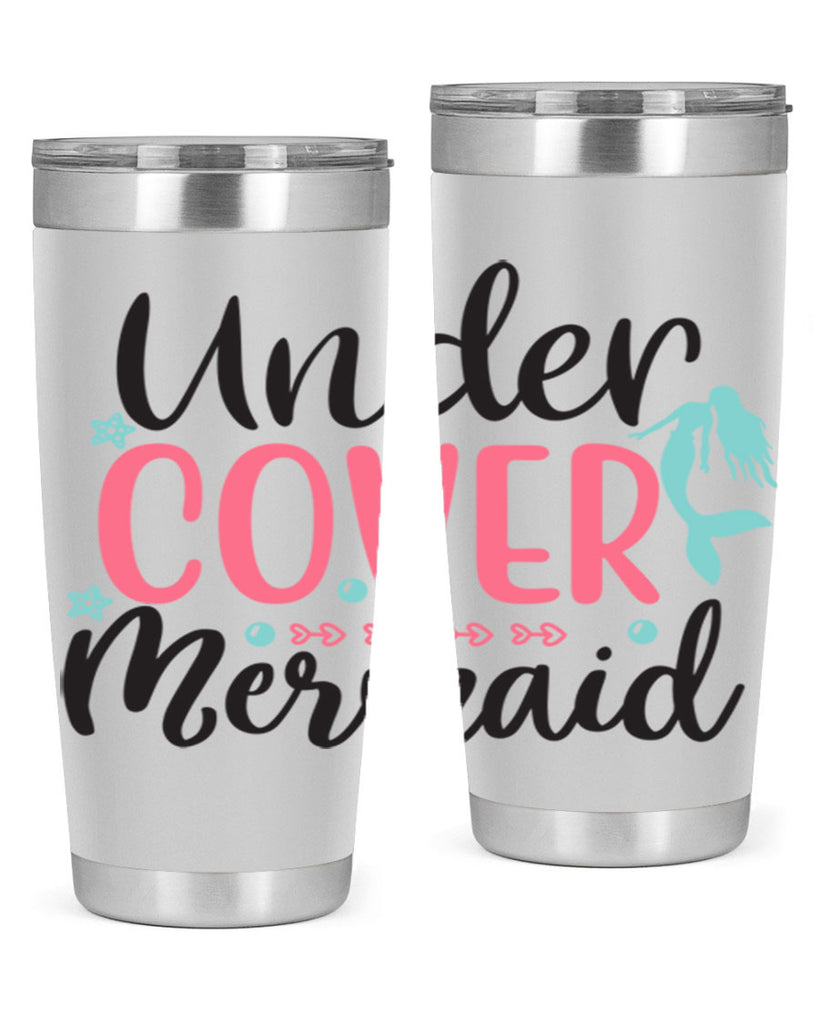 Undercover Mermaid 656#- mermaid- Tumbler