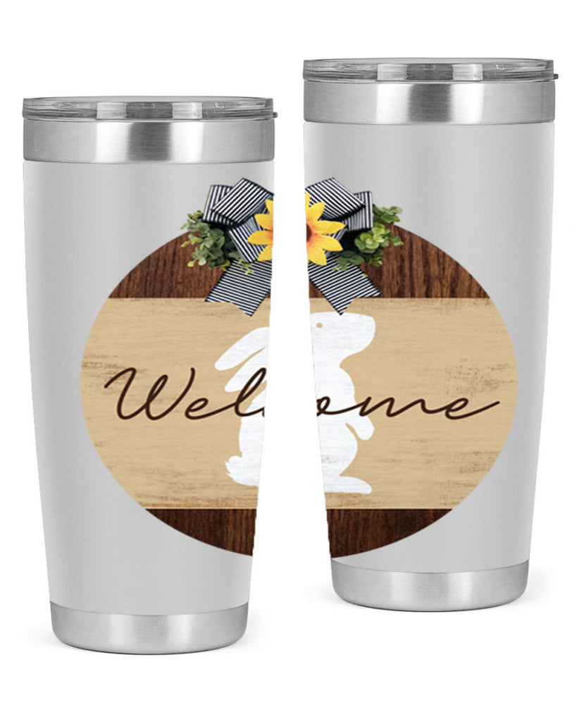 Welcome Bunny Mockup568#- spring- Tumbler