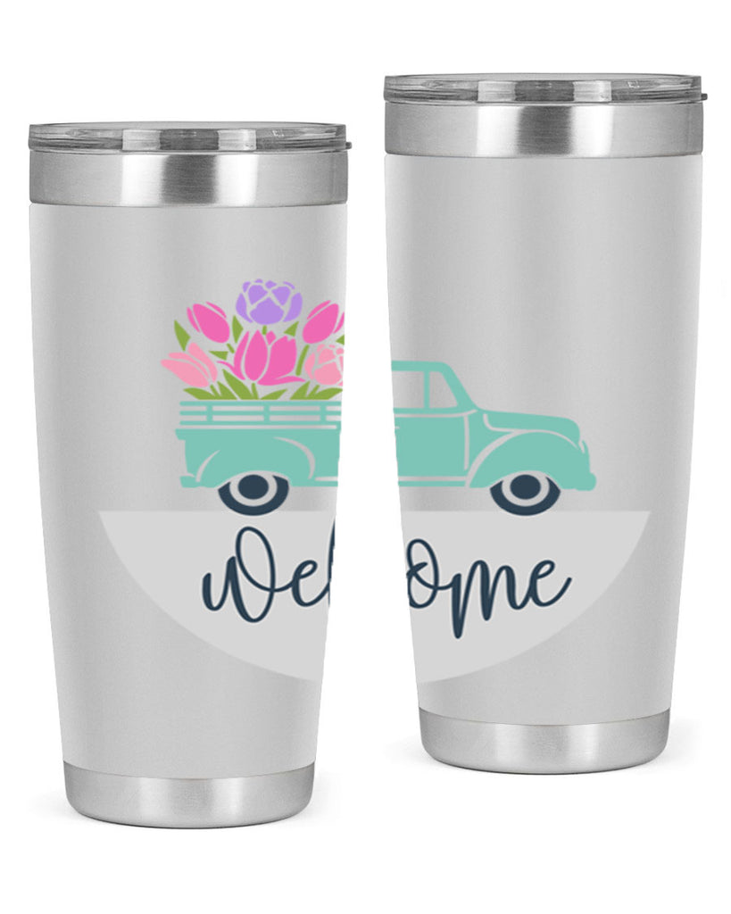 Welcome spring truck579#- spring- Tumbler