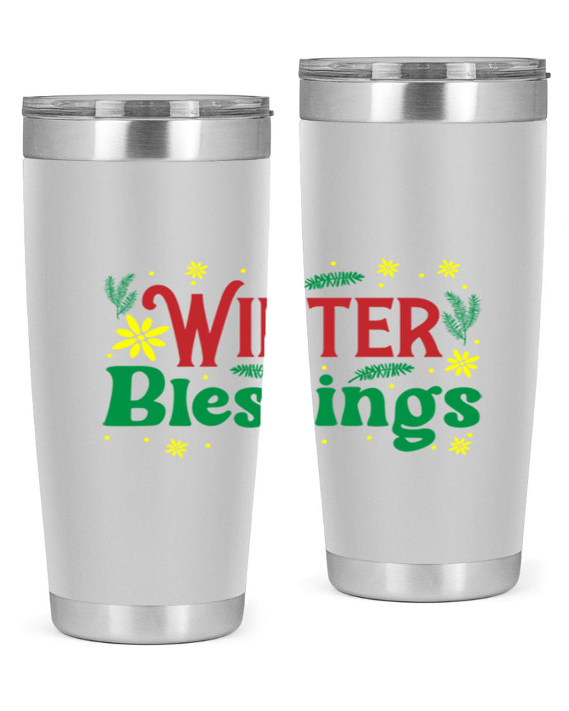 Winter Blessings 548#- winter- Tumbler