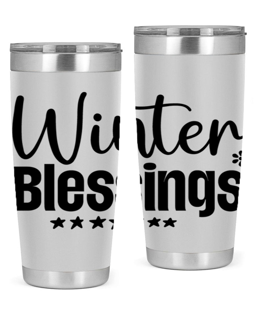 Winter Blessings497#- winter- Tumbler