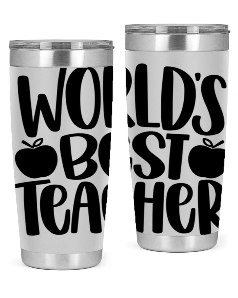 Worlds Best Teacher Style 28#- teacher- tumbler