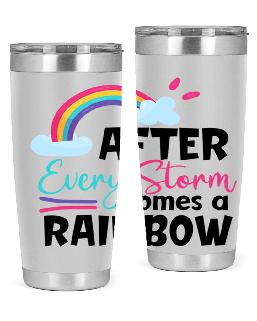 after every storm comes a rainbow Style 291#- baby- tumbler