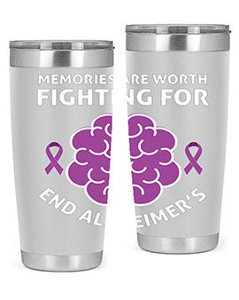 alzheimers awareness style 34#- alzheimers- Tumbler